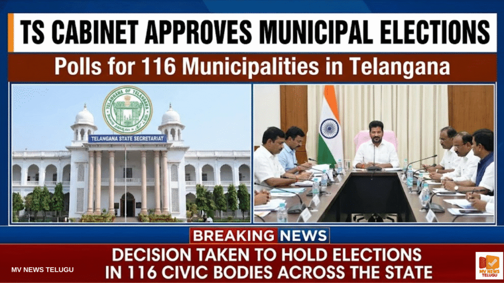 /ts-cabinet-approves-municipal-elections-116-municipalities-telangana